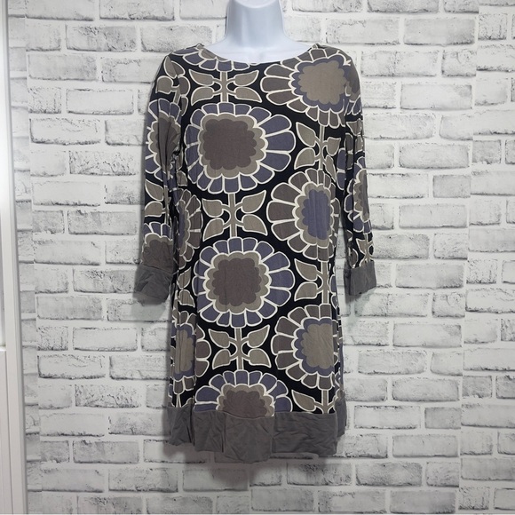 Boden Shift/Tunic Jersey Stretch Floral Dress 10 - Picture 1 of 8
